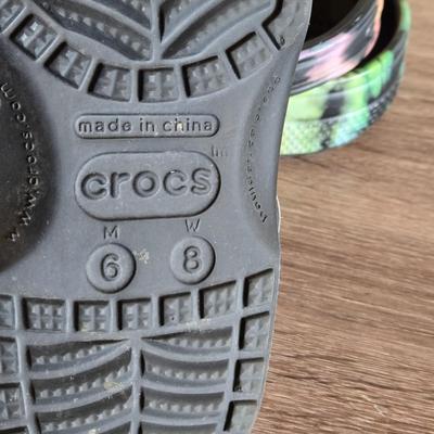 Kid's Size 3 Tie Dye Crocs