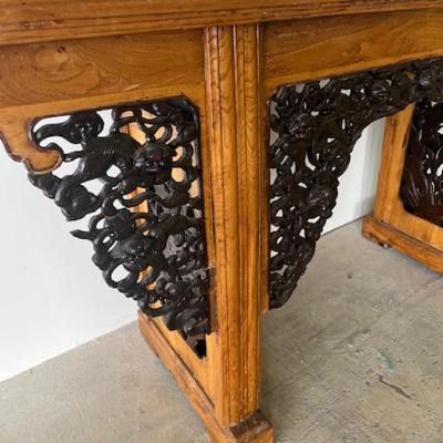 Chinese Elm wood altar