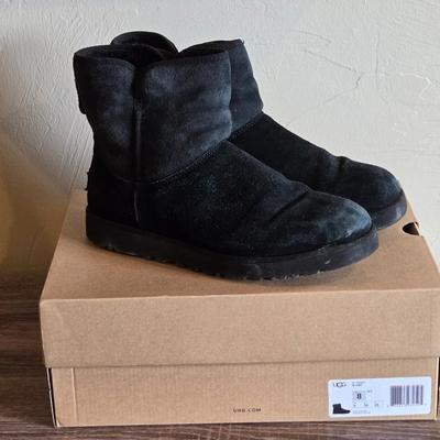 UGG Black Booties Size 8