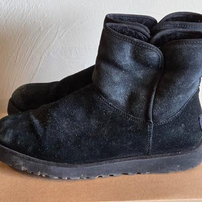 UGG Black Booties Size 8