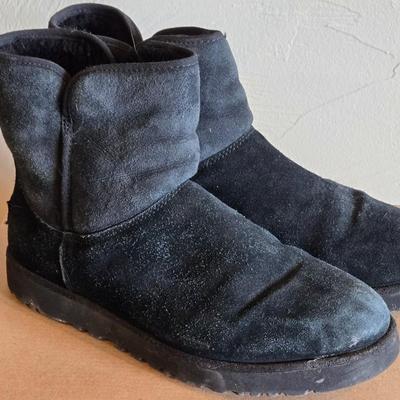 UGG Black Booties Size 8