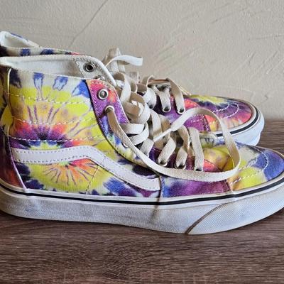 Vans Tie Dye High Tops size 8.5