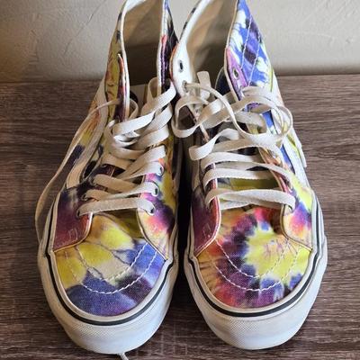 Vans Tie Dye High Tops size 8.5