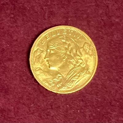 1930-B Twenty Franc French Gold Coin