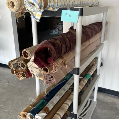 23 rolls of fabric