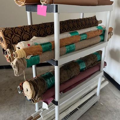 24 rolls of fabric
