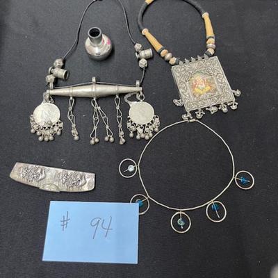 Silver Asian jewelry