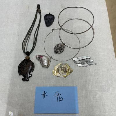 Fish theme necklaces