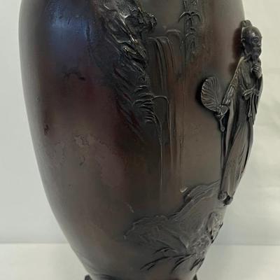 Meiji Period Bronze Vase
