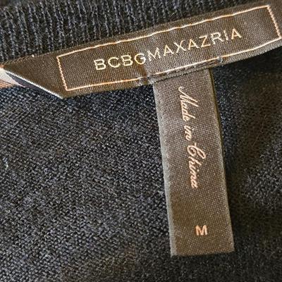 BCBG Black Light Weight Sweater Top