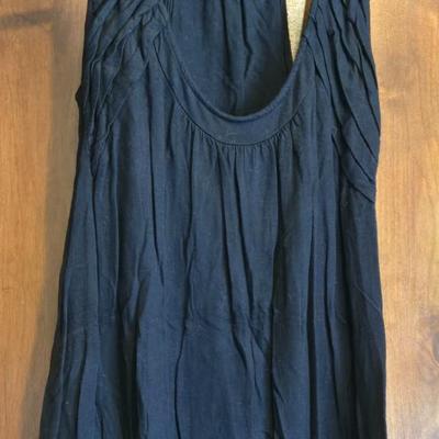 BCBG Black Flowing Tank Top