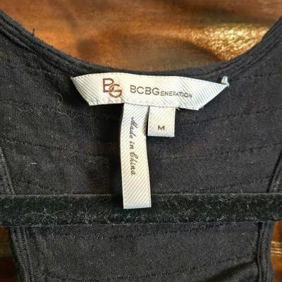 BCBG Black Flowing Tank Top