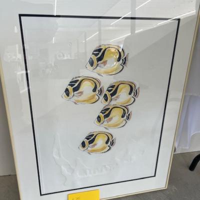Unsigned fish watercolor