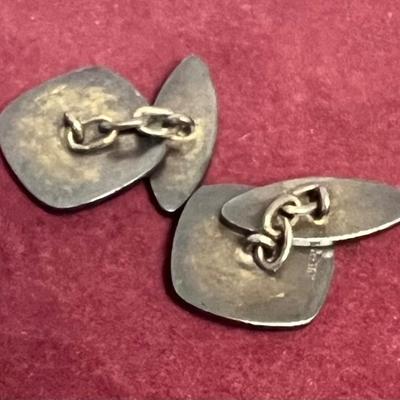 Antique Chinese Cloisonne Cufflinks