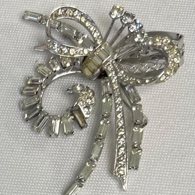 Vintage Charles Reis Brooch and Earring Set