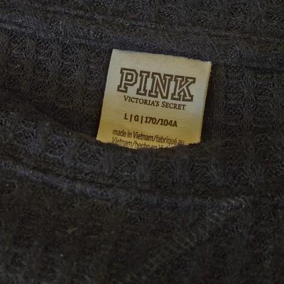 Victoria Secret Pink Black Lightweight Thermal Top