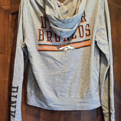 Victoria Secret Pink Denver Broncos Zip Up Hoodie