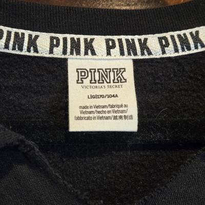 Victoria Secret Pink Black Sweatshirt