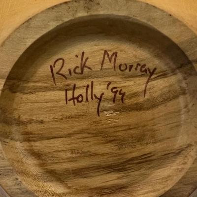 Signed Rick Murray Burl Bowl