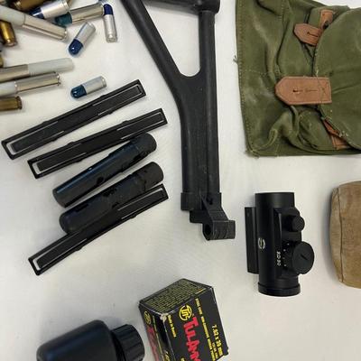 Military, Firearm Accessories, and Ammunition Assortment (NO SHIPPING)