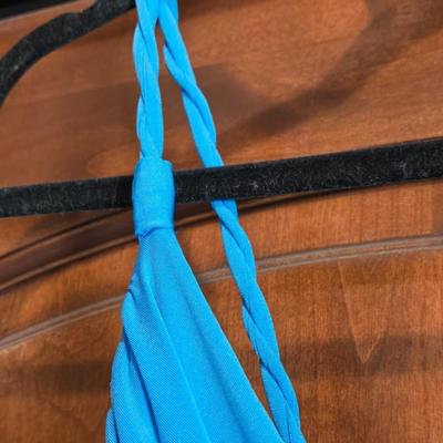 BCBG Blue Flouncy Dress