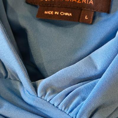 BCBG Blue Flouncy Dress