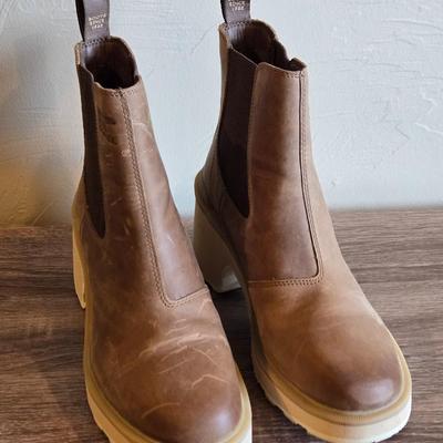 Brown Leather Sorel Chelsea Boots