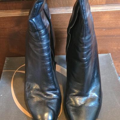 Enzo Black Knee High Steletto Boots
