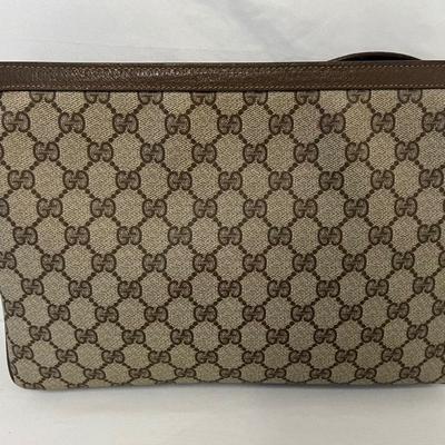 Authentic Gucci Supreme Sherry Web Ophidia Accordion Shoulder Bag