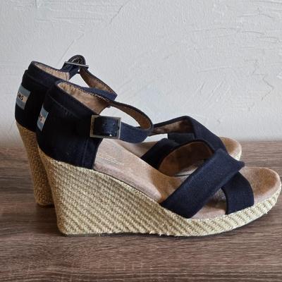 New in the Box Toms Wedge Sandals