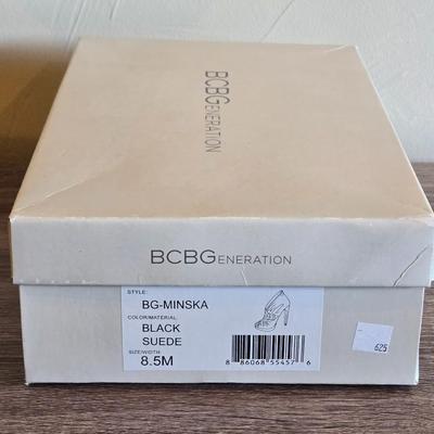 BCBG Minska Black Stud Heels