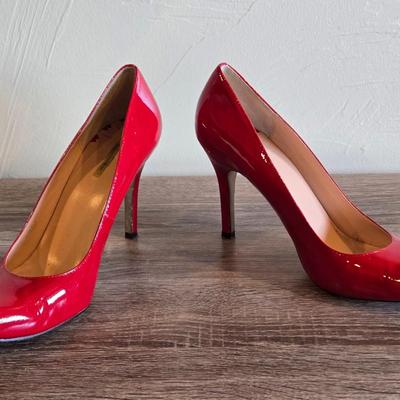 Max Studio Red Patent Heels