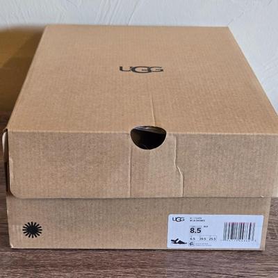 New in the Box UGG Black & White Strappy Sandals