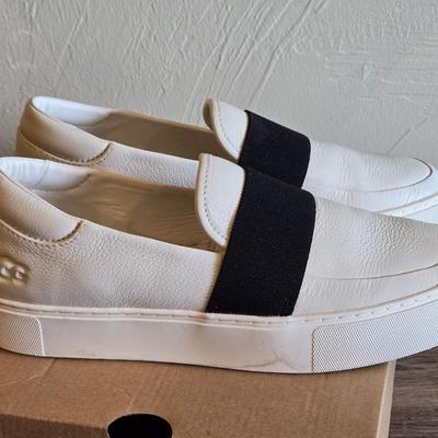 UGG Casual White & Black Slip Ons