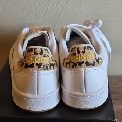 New in the Box Adidas with Leopard Strips and Cloudfoam Insoles