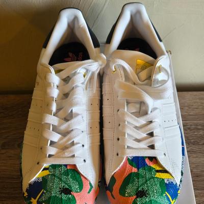 New in the Box Adidas Superstars with Floral Details