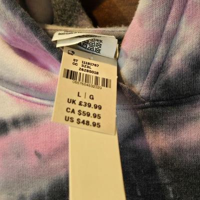 New with Tags Victoria Secret Pink Tie Dye Hoodie