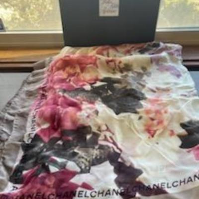 New with Saks Fifth Ave. Box CHANEL Silk Scarf