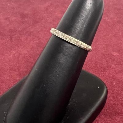 Stamped 18K Gold Deco Band [1.66g]