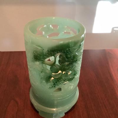 Jade from Hong Kong decor-4 candle holders