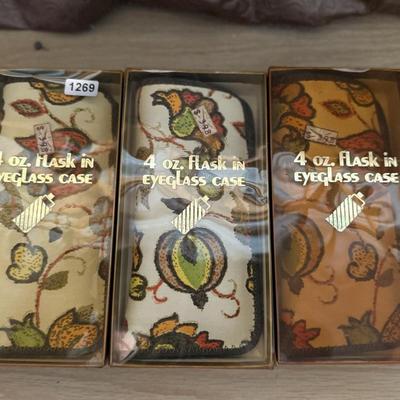 Flask n eyeglass case