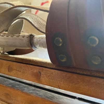 Vintage Wooden Skis