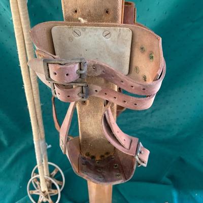 Vintage Wooden Skis