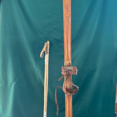 Vintage Wooden Skis