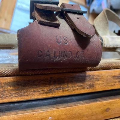 Vintage Wooden Skis