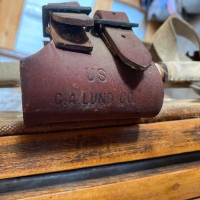 Vintage Wooden Skis