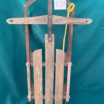 Vintage Wood Sled
