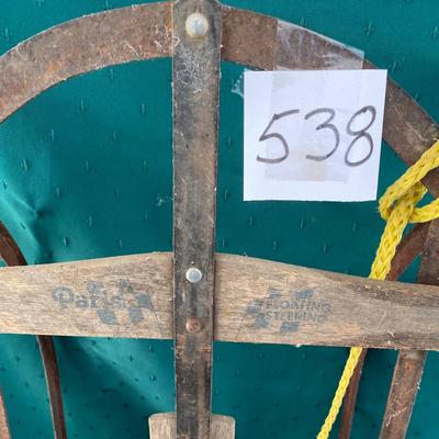Vintage Wood Sled