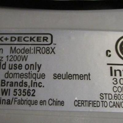 Black & Decker steam iron