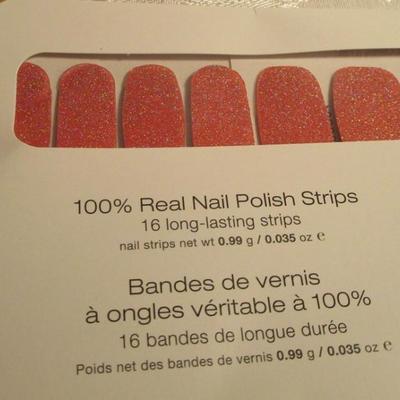 4 pkg Color Street 100% real nail polish strips